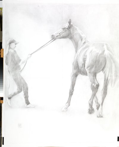 Direnç, 2011 (kağıt üzerinde grafit) by Emma Kennaway